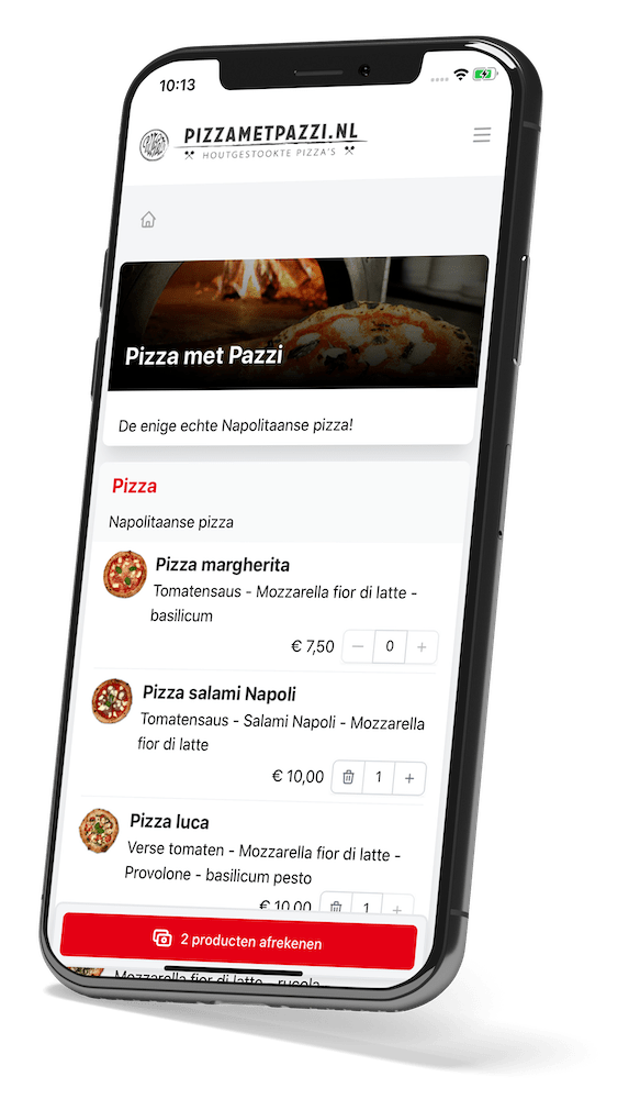 Restaurant bestel-app van FFAfhalen